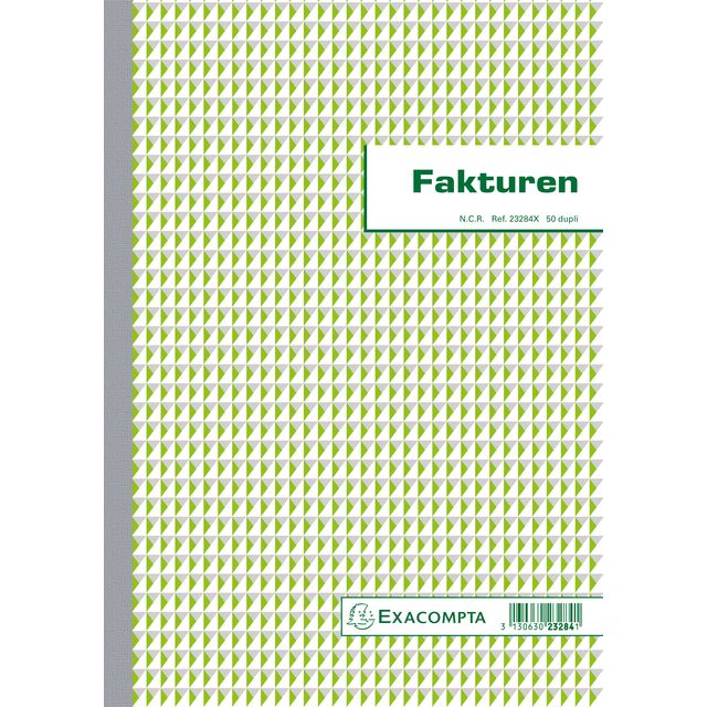 Exacompta – Kassenbuch, Mehrfachrechnungen, 50 Blatt, NL