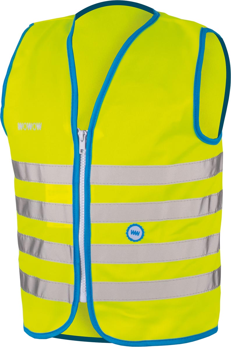 Wowow - Fun Jacket fluoreszierende Weste, gelb, L (Kind)