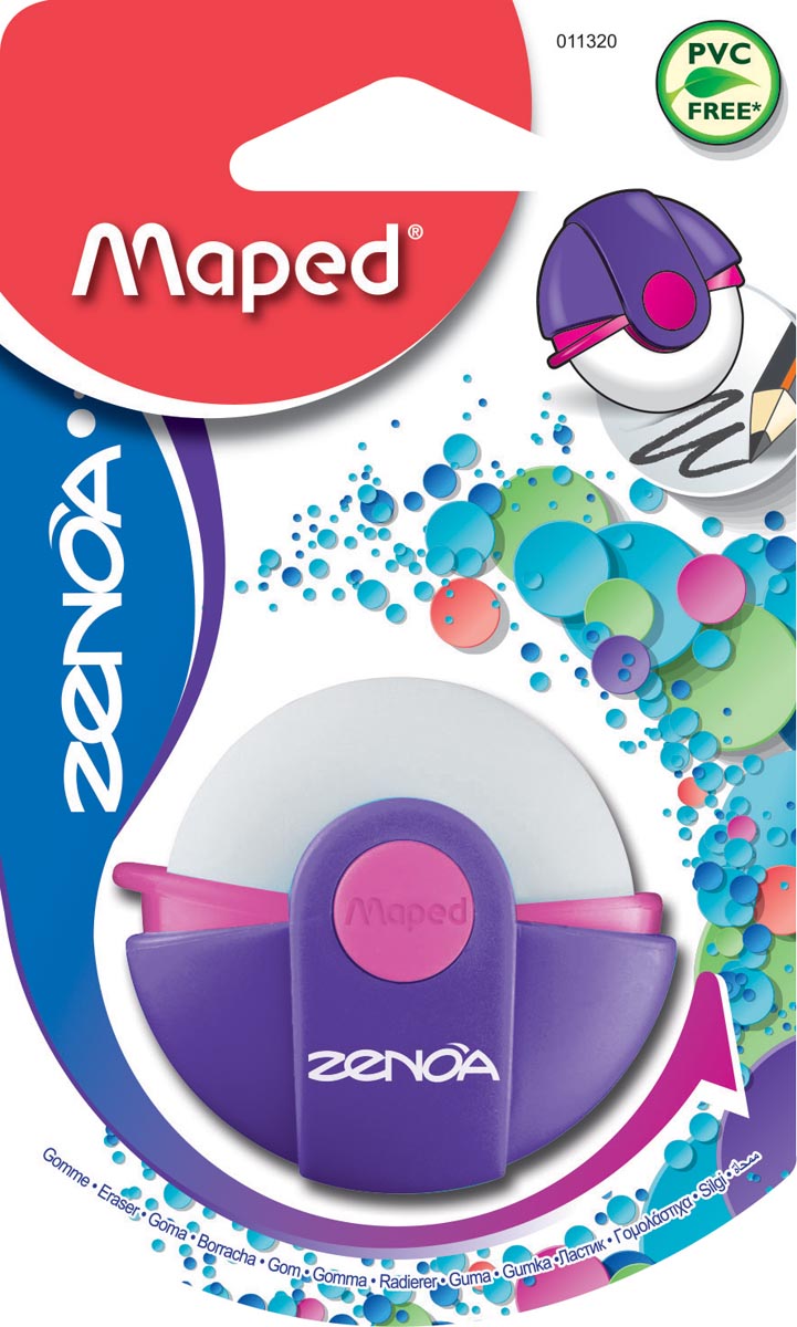 Maped - gomme Zenoa sur blister