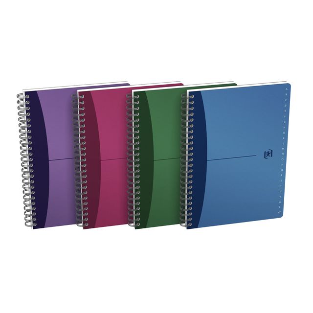 Oxford - Indexboek Urban Mix A5 90vel alfabet lijn | 10 stuks