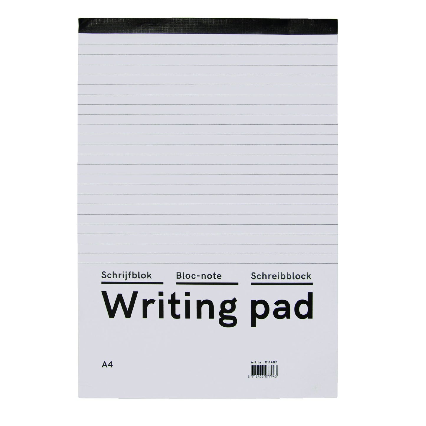 Qbasic - Schrijfblok a4 lijn 160blz 60gr | 10 stuks