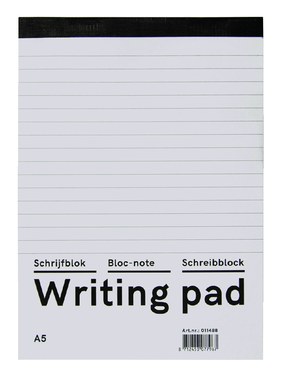 Qbasic - Schrijfblok a5 lijn 160blz 60gr | 10 stuks