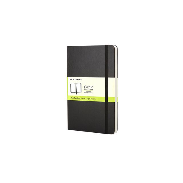 Moleskine - Pochette pour ordinateur portable 90x140mm couverture rigide vierge noir