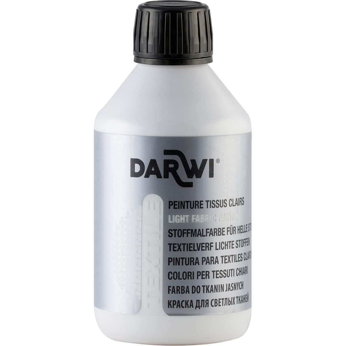Darwi - peinture textile Tex, 250 ml, blanc