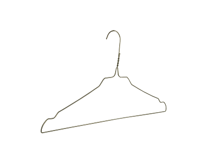 Klika - Cintre en fil/nettoyage à sec 2,7mm avec col 40cm