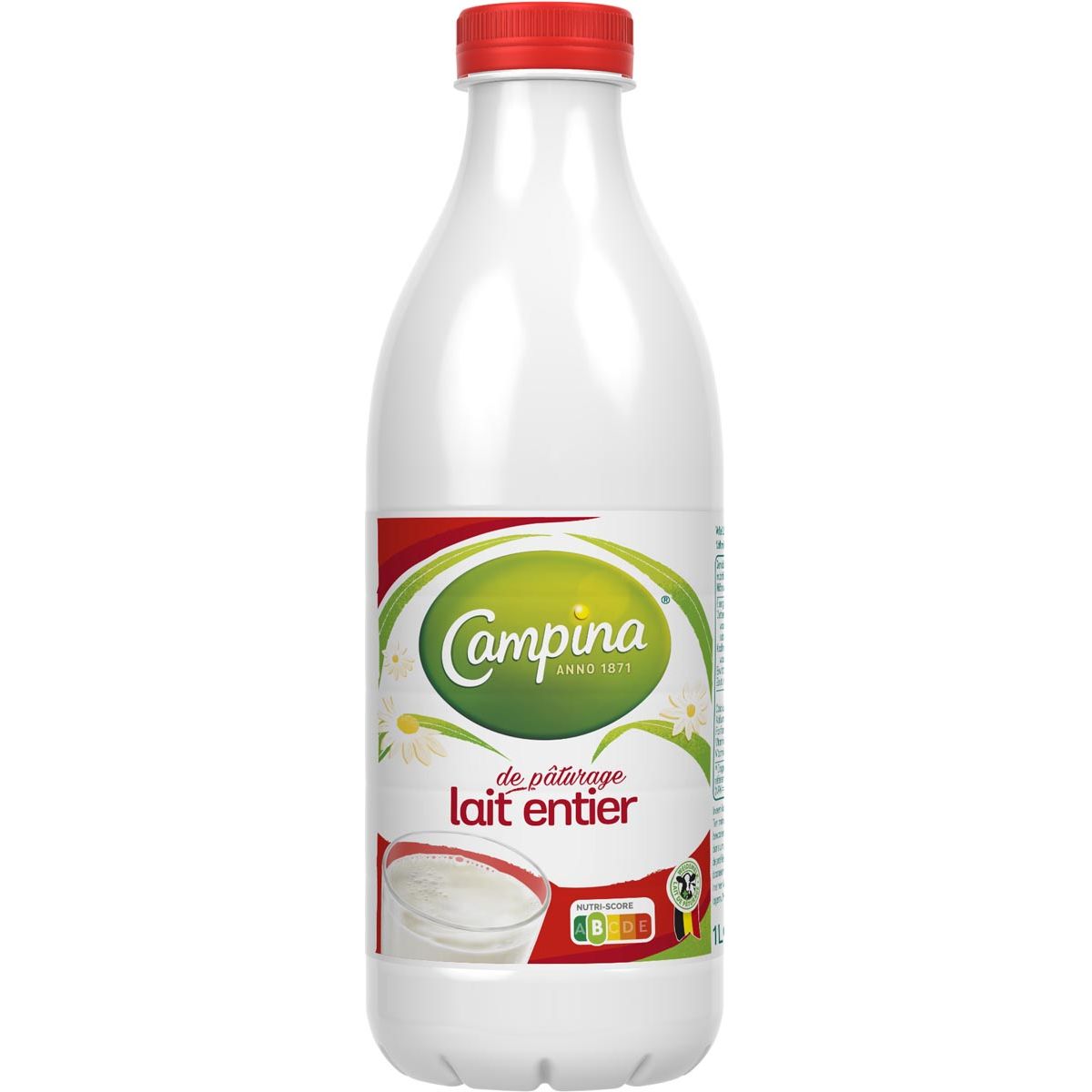 Campina - lait entier, 1 litre, paquet de 6