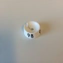 Klika - MB wit/zwart 98 voor op kledinghanger