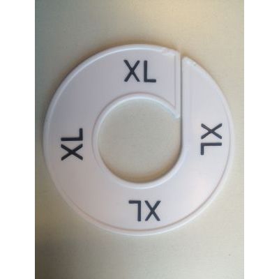 Klika - Taille bague blanc/noir XL