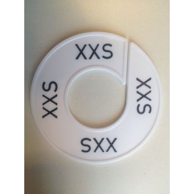 Klika - Taille bague blanc/noir XXS