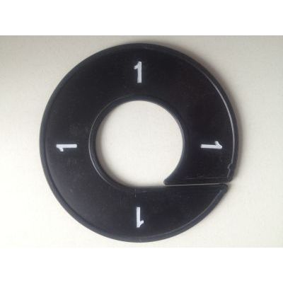 Klika - Maatring 9cm zwart/wit 1