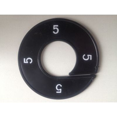 Klika - Maatring 9cm zwart/wit 5