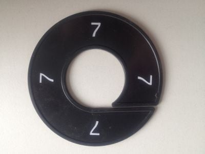 Klika - Maatring 9cm zwart/wit 7
