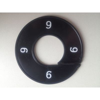 Klika - Maatring 9cm zwart/wit 9