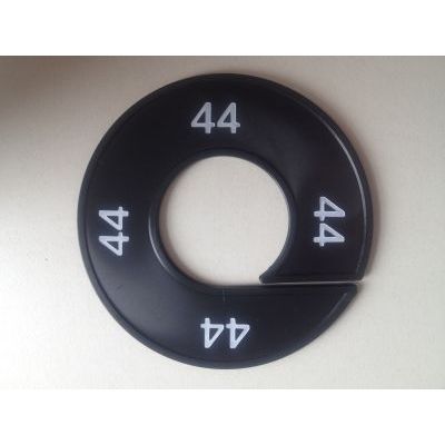 Klika - Maatring 9cm zwart/wit 44