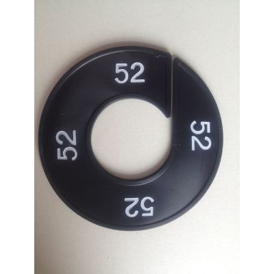 Klika - Maatring 9cm zwart/wit 52