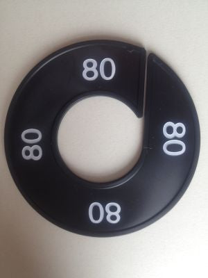 Klika - Taille bague noir/blanc 80