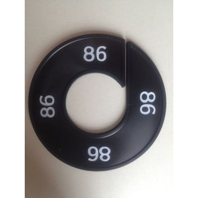Klika - Maatring 9cm zwart/wit 86