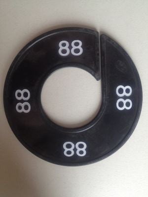 Klika - Maatring zwart/wit 88