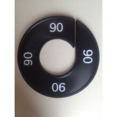 Klika - Maatring 9cm zwart/wit 90