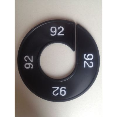 Klika - Maatring 9cm zwart/wit 92
