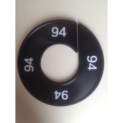 Klika - Maatring 9cm zwart/wit 94