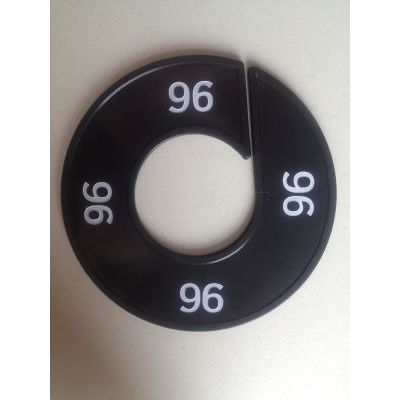 Klika - Maatring 9cm zwart/wit 96