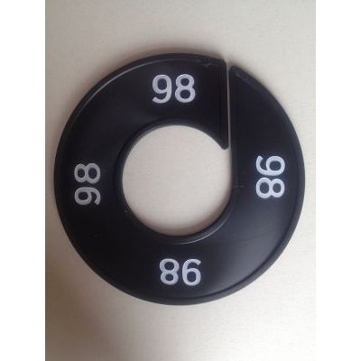 Klika - Maatring 9cm zwart/wit 98