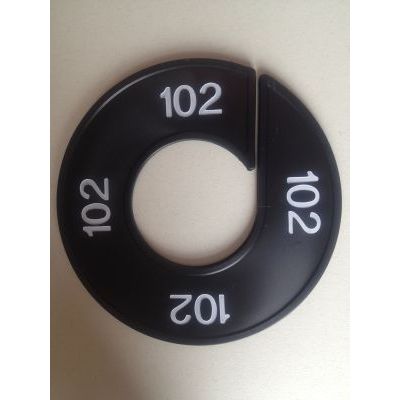 Klika - Maatring 9cm zwart/wit 102