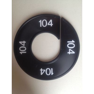 Klika - Maatring 9cm zwart/wit 104