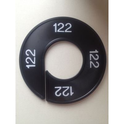 Klika - Maatring 9cm zwart/wit 122