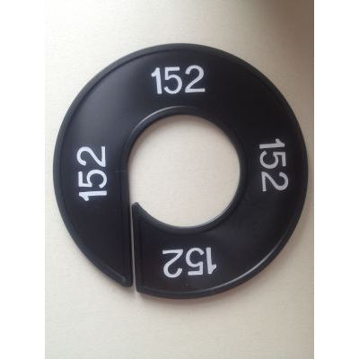 Klika - Maatring 9cm zwart/wit 152