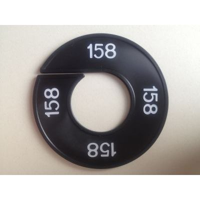 Klika - Maatring 9cm zwart/wit 158