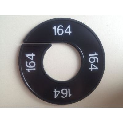 Klika - Maatring 9cm zwart/wit 164