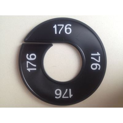 Klika - Maatring 9cm zwart/wit 176