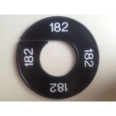 Klika - Maatring 9cm zwart/wit 182
