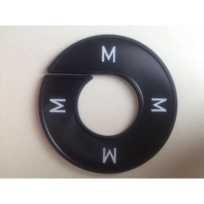 Klika - Maatring 9cm zwart/wit M