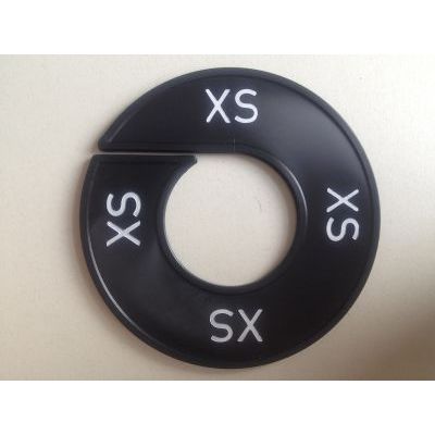 Klika - Maatring 9cm zwart/wit XS