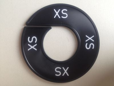 Klika - Größenring schwarz/weiß XS