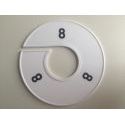 Klika - Maatring 11cm wit/zwart 8