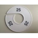 Klika - Maatring 11cm wit/zwart 25