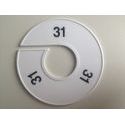 Klika - Maatring 11cm wit/zwart 31