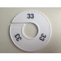Klika - Maatring 11cm wit/zwart 33