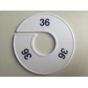 Klika - Maatring 11cm wit/zwart 36