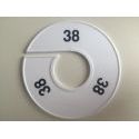Klika - Maatring 11cm wit/zwart 38