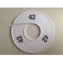 Klika - Maatring 11 cm wit/zwart 42