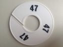 Klika - Maatring 11 cm wit/zwart 47