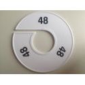 Klika - Maatring 11 cm wit/zwart 48