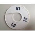 Klika - Maatring 11 cm wit/zwart 51