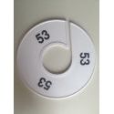 Klika - Maatring 11 cm wit/zwart 53