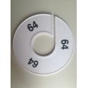 Klika - Maatring 11 cm wit/zwart 64